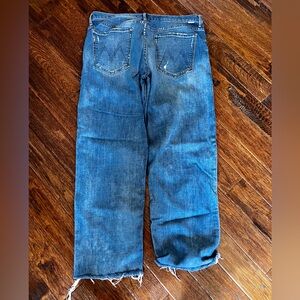 MOTHER JEANS The Brother Wash & Getting Rowdy is the style